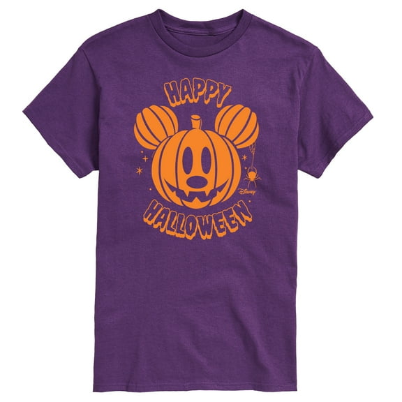 Mickey & Friends - Mickey Pumpkin - Men's Short Sleeve Graphic T-Shirt