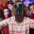 thumbnail image 2 of Accesorios para la cabeza, fiesta de hombre enmascarado para Halloween, negro, 2 of 4