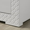 thumbnail image 2 of Furniture of America Tranze Adult Glam 2-Drawer Nightstand, White, 2 of 5