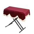 thumbnail image 4 of Piano Dust Cover, Breathable Beautiful Piano Keyboard Cover, For Home Piano, 4 of 8