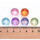 thumbnail image 4 of 50 botones acrílicos transparentes de 1 agujero, redondos, colores variados, 0,53 x 0,51 pulgadas, 4 of 4