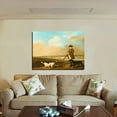 thumbnail image 2 of George Stubbs Paintings Sporting Art Print Sir John Nelthorpe, 6Th Baronet Out Shooting With His Dogs Canvas Art Framed Wall Art, 2 of 7
