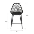 thumbnail image 3 of Jamesdar Kurv Counter Chair in Black (set of 2), 3 of 6