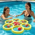 thumbnail image 5 of Summer Party Favors Toy, Interactive Floating Pool Game Set With 10 Colorful Tossing Balls, Popular Pool Party Games, Lightweight Pool Toys For Family And Friends Summer Entertainment, 5 of 9