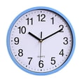 thumbnail image 1 of 10 Inch (25CM) Plastic Wall Clock - Quartz Clock for Living Room and Bedroom, Modern Silent Design, 1 of 6
