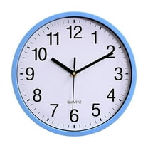 10 Inch Plastic Wall Clock Living Room Quartz Silent