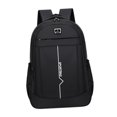thumbnail image 3 of Mochila de gran capacidad Jinwen para hombre bolso de estudiante de moda simple negro, 3 of 8