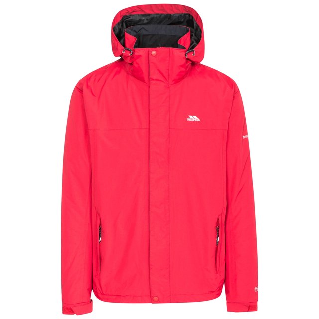 Tresspass - Chaqueta impermeable acolchada modelo Donelly par ahombre (Rojo) Trespass UTTP3094_red