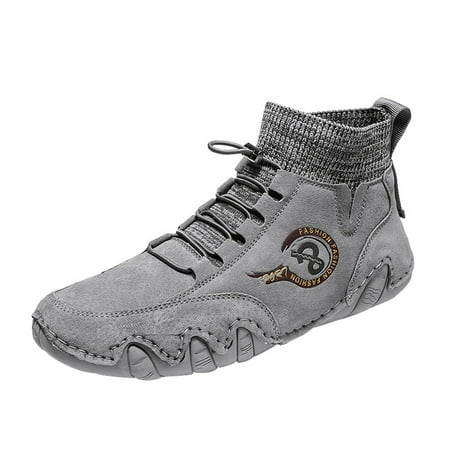 

BELLZELY Compression Socks for Women Clearance Men s Fashion Round Toe Short Ankle Boots Breathable Socks Shoes Outdoor Non-slip Short Ankle Boots