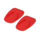 thumbnail image 1 of Almohadilla de caballete de motocicleta universal Unique Bargains para pavimento caliente, suelo blando y estacionamiento al aire libre 3.54"x2.36" Placa de soporte para motocicleta roja 2 piezas, 1 of 1