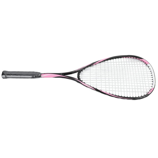 Carbon Squash Racket, Lightweight Tear Drop Squash Racquet with Bag, Sports Beginner Squash Racquet for Gym Training Park School Student