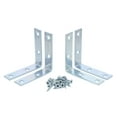 thumbnail image 6 of (2 pack) Bulldog Hardware 3 in. Corner Brace, Zinc Plated Steel (4 Pack), 6 of 9