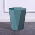 thumbnail image 2 of Creative Shaped Trash Can Creative Shaped Plastic Garbage Bin For Bathroom Kitchen And Living Room Large Capacity Wastebasket Trash Can Plastic 6.49"*9.05"*11.6", 2 of 8