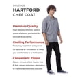 thumbnail image 2 of Chaqueta de Chef Hartford para Hombre Chef Works Gris 4XL, 2 of 4