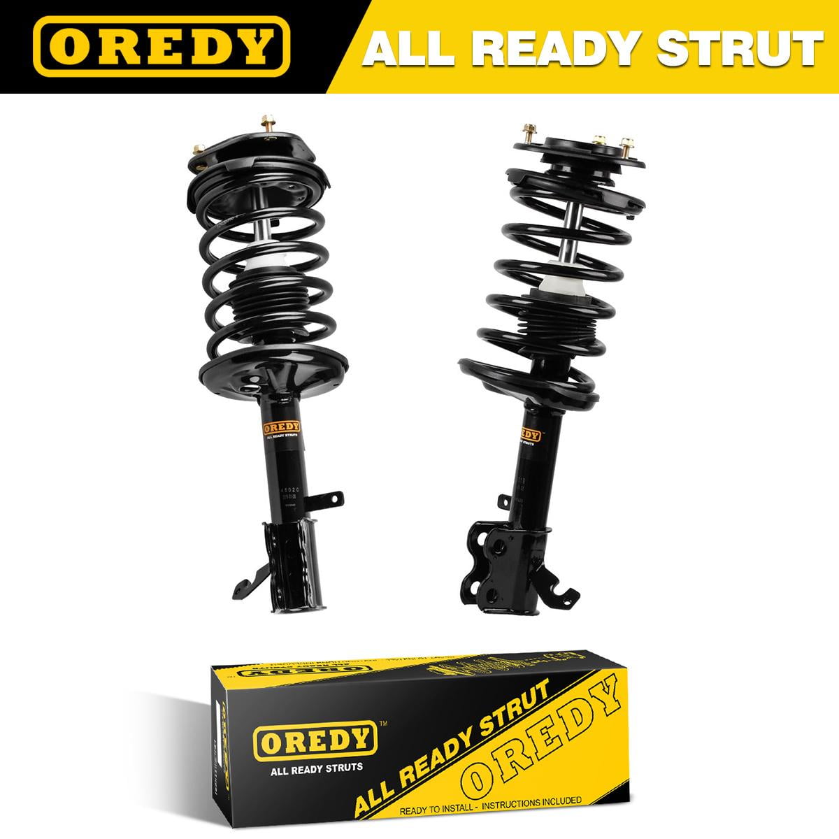 2PCS Complete Shock Struts w/ Coil Springs For Toyota Corolla 1993-2002 Front 