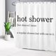 thumbnail image 2 of Juego de Cortinas de Ducha con diseño de Personalidad, Personalizadas, concisas en Blanco y Negro, para baño con Ganchos, Tela de poliéster Impermeable, decoración de baño, 2 of 4