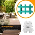 thumbnail image 5 of Yucurem Garden Diy Path Maker Pavement Mold Concrete Stone Road Cement Brick Mold Gardening Supplies, 5 of 7