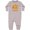 AC-Heather Grey, variant on My 1st Halloween Cute Pumpkin with Bow Baby Fleece Romper