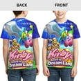 thumbnail image 3 of Kirby Boys Girls 3d Graphic Printed T-Shirt Crewneck Short Sleeve Tees, 3 of 6