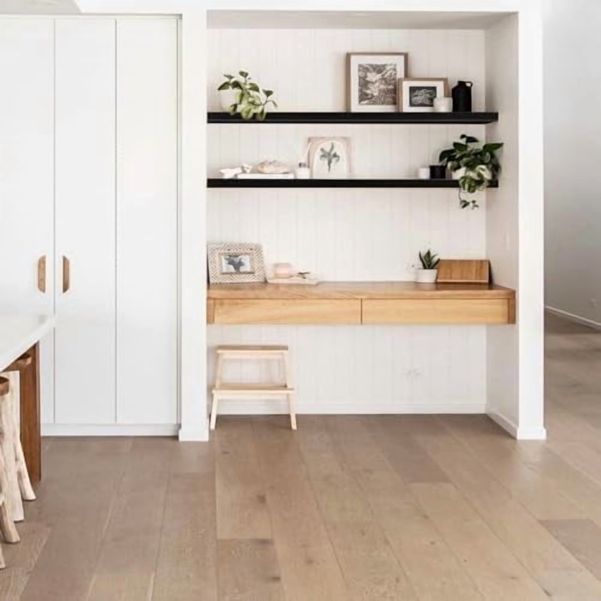 Floating Shelves for Wall 55.1" Extra Long - Wall Mounted Shelf Bathroom Kitchen Living Room Bedroom Farmhouse Home Decor Display Bookshelf Large 55.1 x 9.3 inch Set of 2, Black (008-140B)