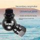 thumbnail image 1 of Respirador secundario de 360 grados, junta universal, diseño liviano, herramienta de buceo portátil, accesorios, equipo, 1 of 5