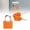 Orange, variant on CHENjy Travel Suitcase Luggage Lock with Spare Keys, Colorful Plastic Covered Small Keyed Padlock, Scratch Resistant Metal Locker Lock for Gym Backpack Drawer, Black
