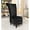 Black, variant on US Pride Furniture Gosser 20" Wide Velvet High Back Vanity Chair for Living Room, Black