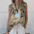 thumbnail image 3 of yunLCZ Square Neck Tank Top Vintage Floral Print Vest For Women Timeless Summer Sleeveless Tops, 3 of 4