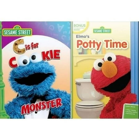 Elmo's Potty Time Plus Bonus Disc: C Is For Cookie Monster (Walmart Exclusive) (DVD)