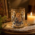 thumbnail image 4 of SLYNSHome Stemless Glass Cup with Religious Gold Art Print, Durable Clear Glass Tumbler for Communion Baptism and Spiritual Home Decor, 4 of 6