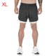 thumbnail image 4 of Soidarity 2021 pantalones cortos para correr de camuflaje para hombres 2 en 1 de pisos de secado rápido pantalones cortos deportivos para gimnasio Uniforme atlético Negro XL Soidarity OD2835-11B, 4 of 6