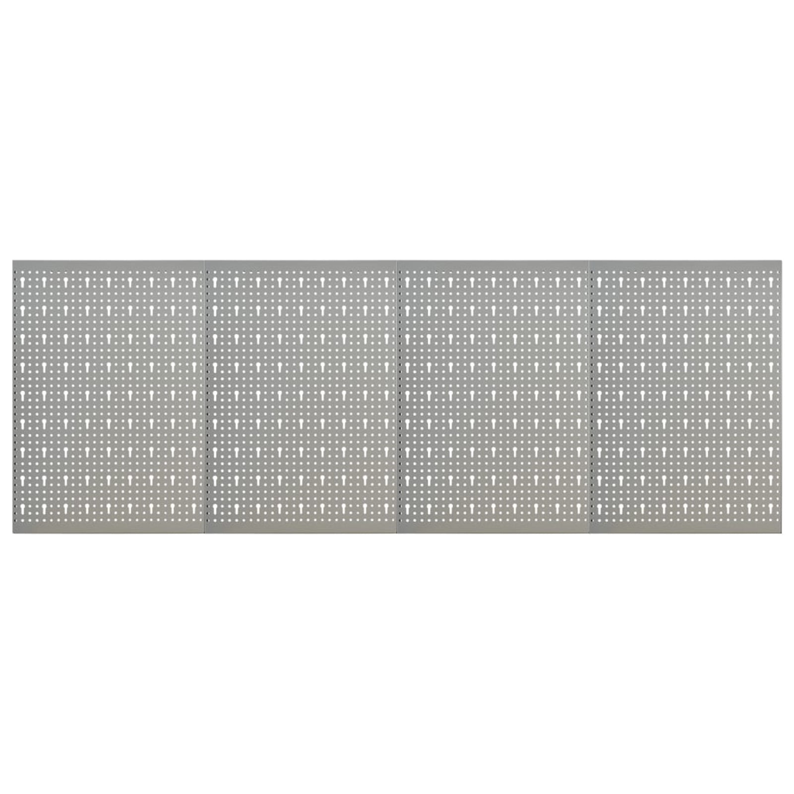 Wall-mounted Peg Boards 4 pcs 15.7x22.8 Steel 
