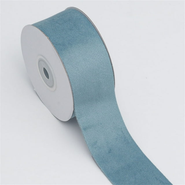 UsRHHA Velvet Flocking Ribbon, 1.6inch Width 5 Yards DIY Craft Decoration, Christmas Tree Gift Wrapping Trim