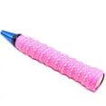 thumbnail image 1 of 1pc Absorb Sweat Racket Anti-slip Tape Handle Grip For Tennis Badminton Squash Band Rose red, 1 of 4