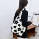 thumbnail image 4 of Bolso de hombro Likrtyny con estampado de animales y flores retro felpa invierno B, 4 of 9