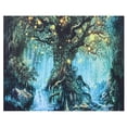 thumbnail image 1 of Forest Tree Pattern Tapestry Wall Hanging Beach Blanket Home Background Art Decor200x150cm, 1 of 10