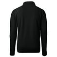 thumbnail image 3 of Men's Cutter & Buck  Black FC Dallas Big & Tall Cascade Eco Sherpa Fleece Quarter-Zip Pullover Jacket, 3 of 3