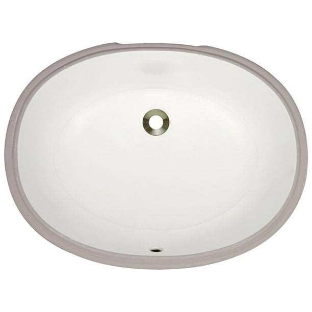MR Direct UPLBisque Porcelain Undermount Bathroom Sink