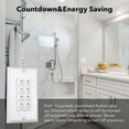 BN-LINK Digital In-Wall Timer Switch, Countdown & Repeat Function for ...