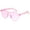 Pink, variant on CHAYERL Sunglasses Womens Trendy Unisex Fashion Candy Colors Round Outdoor Sunglasses Lightweight Design Oval Sunglasses