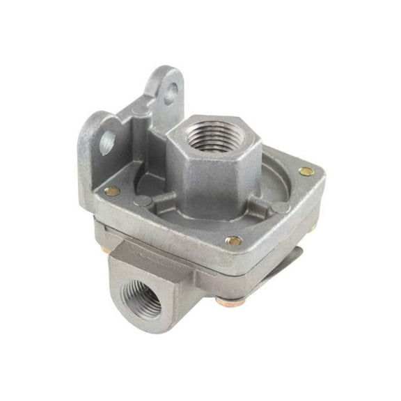 QR-1 Heavy Duty Air Brake Quick Release Valve - Replaces 229860, Velvac 032018, 032106, Bendix 0R229860BXR, 32018, 32106, OE Aftermarket 3507178, PAI 36580,  S8328
