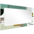 thumbnail image 5 of Empire Art Direct TAM-140604-5428 'Introductions'Rectangular Beveled Mirror on Free Floating Printed Tempered Art Glass, 5 of 9