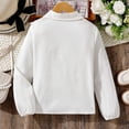 thumbnail image 7 of Staki Girls Dress Shirt Button Down Blouse Kids School Uniform with Peter Pan Collar Girls White Dressy Top 7-12Y(White,8-9 Years), 7 of 7