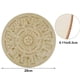thumbnail image 1 of Tablero de péndulo de adivinación de madera con posavasos tallado en luna de estrellas (rosa 25 cm) Likrtyny  Para estrenar, 1 of 9