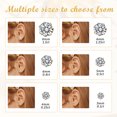 thumbnail image 2 of Qarigey 6 pares de aretes exquisitos para mujer hechos con acero inoxidable para mayor durabilidad Mini aretes Ropa, zapatos y accesorios Miscelánea, 2 of 6