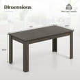 Dining Table Kitchen Table 63" L x 31.5" W x 30" H Large Table