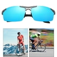thumbnail image 3 of Polarized Sunglasses for Cycling Men Baseball Glasses, Three-Dimensional Cutting Blue Lens, 3 of 8