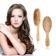 thumbnail image 2 of Wooden Air Cushion Massage Comb Anti-static Pro Hair Loss Massage Brush Home Use, 2 of 6
