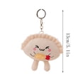 thumbnail image 2 of Llavero de peluche Dumpling, adorable peluche para niños y adultos, hecho a mano, 2 of 3