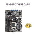 thumbnail image 4 of Tholdsy 1 juego B75 LGA 1155 Placa base Dispositivo de minería de piezas de computadora para PC Juegos de teclado y mouse para computadora, 4 of 6